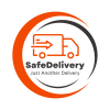 Orange Grey Express Delivery Service Logo